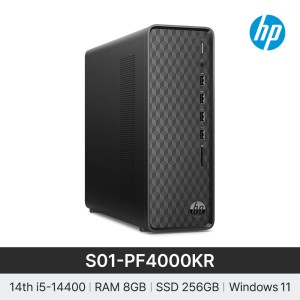 HP 데스크탑 S01-PF4000KR 슬림PC 14세대 코어 i5 8GB 256GB Win11 사무용 학생용 컴퓨터