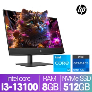 HP 올인원PC ProOne 440 G9R 13세대 i3 OS미포함 사무용 일체형 올인원컴퓨터 인강용PC /8GB램 추가증정